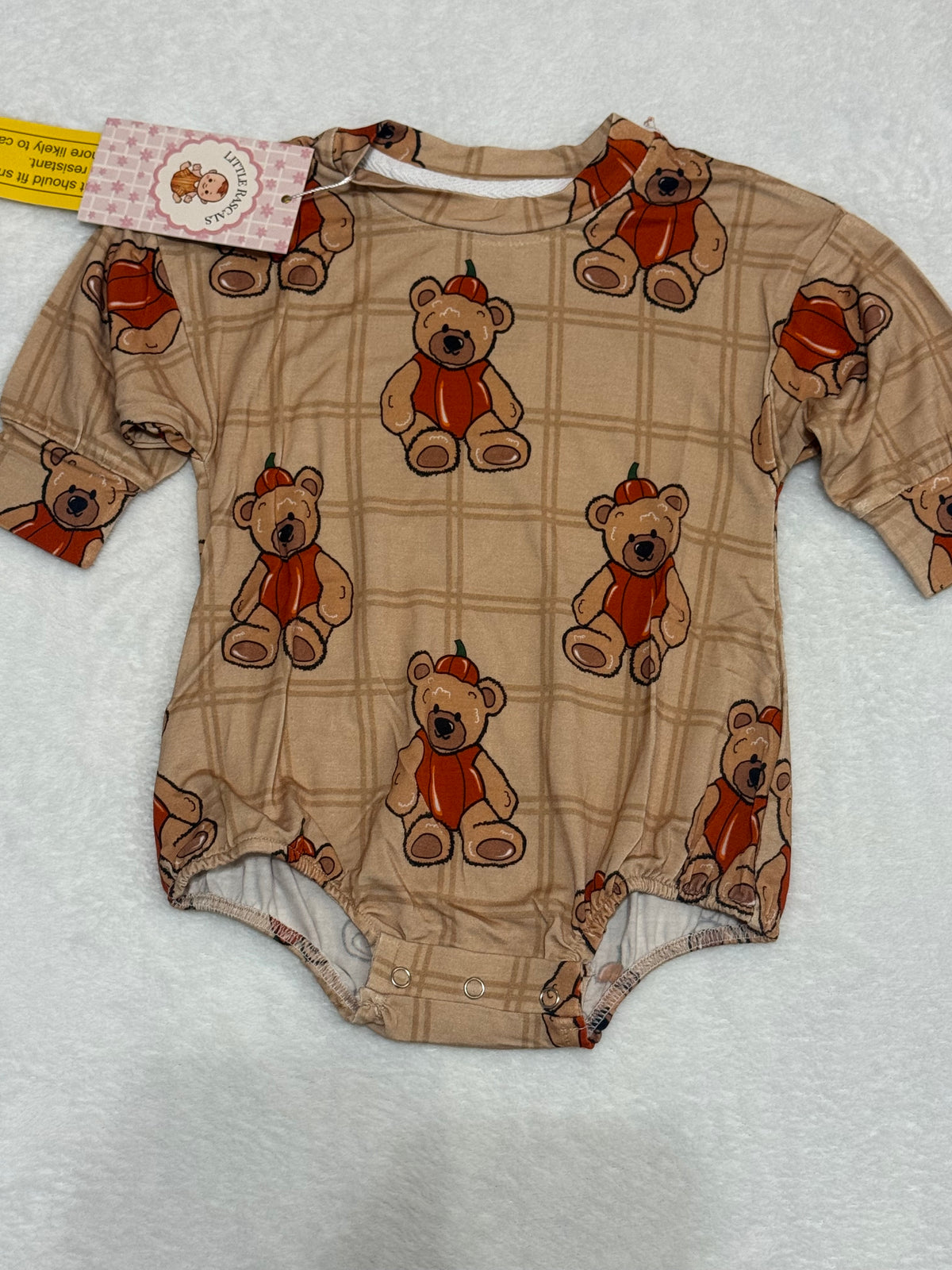 Bearly Fall LS bubble- SIZE DOWN