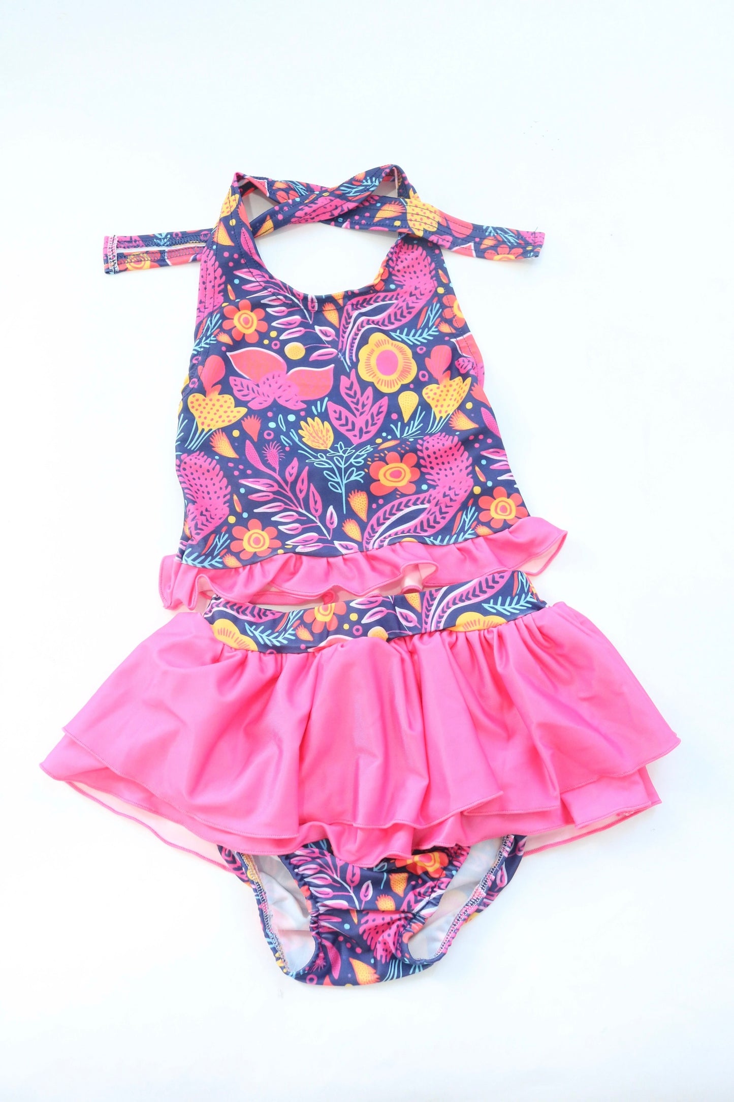 2PC Ruffled Swimsuit