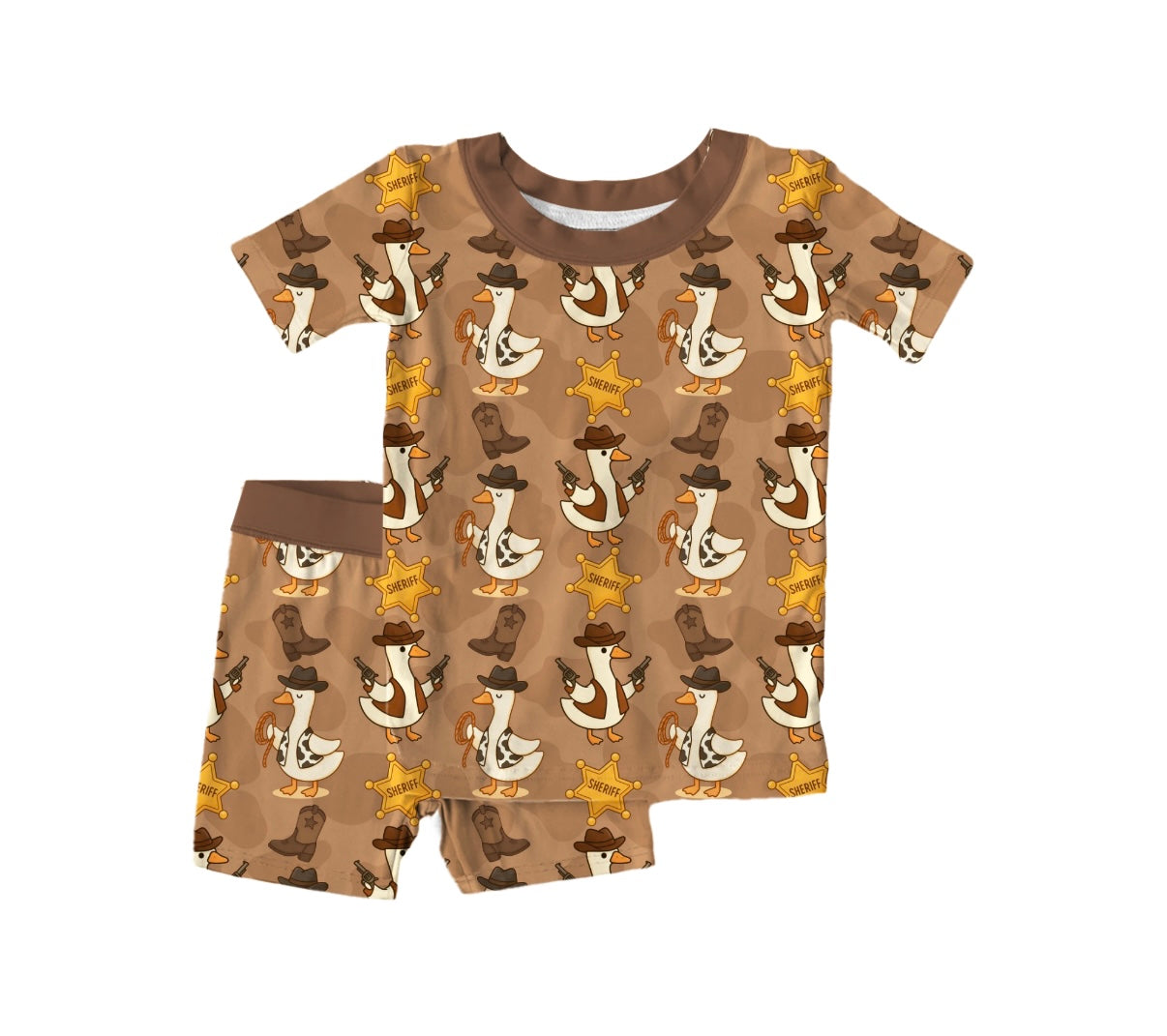 Sheriff Goose Short Set
