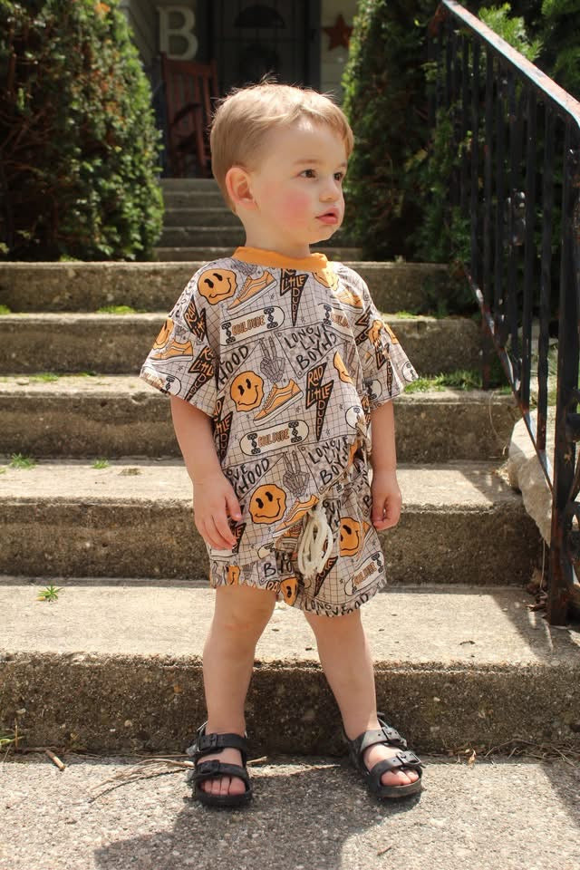 Long Live Boyhood- French Terry comfy set