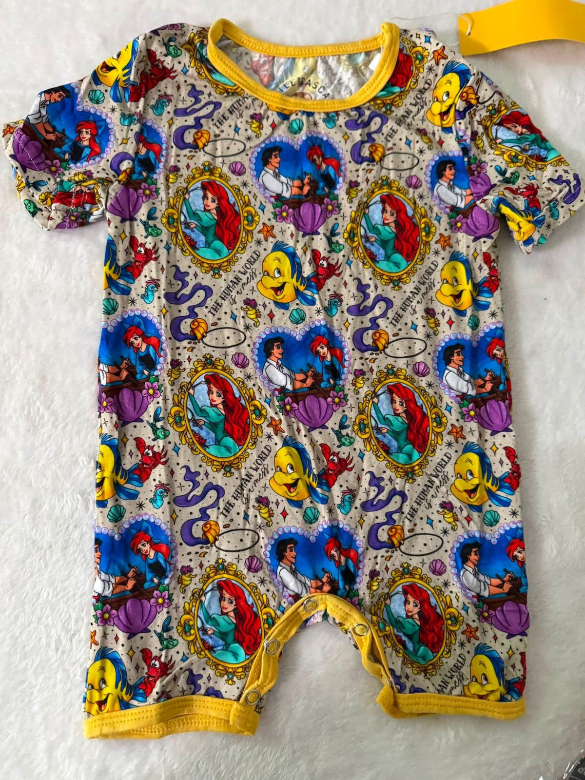 Ocean princess -Tshirt romper