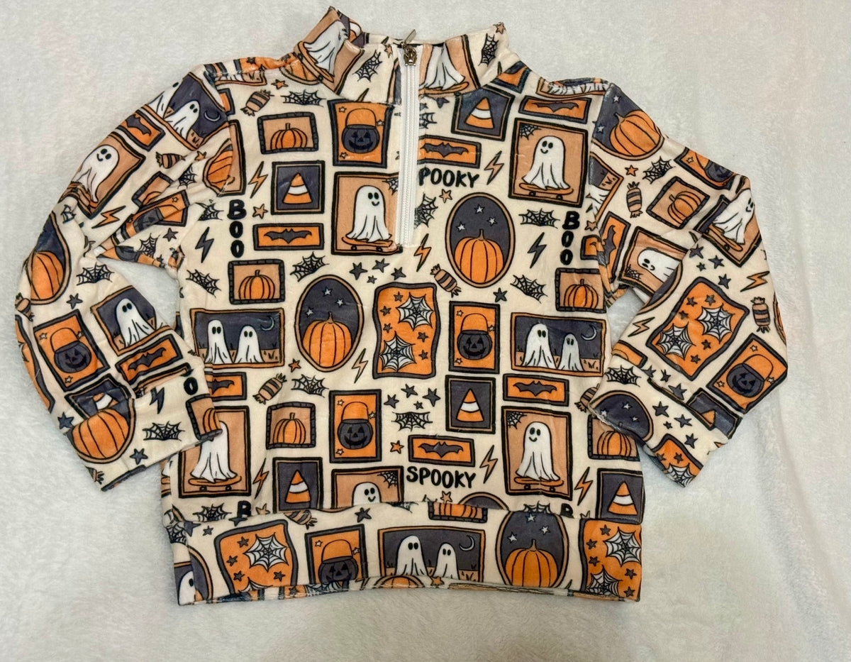 Boo on the Wall Quarterzip