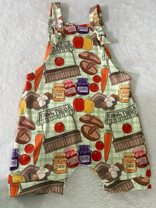 Farm Fresh Knotted Overalls