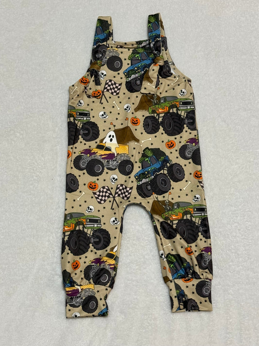 Monster Mash long knotted overalls