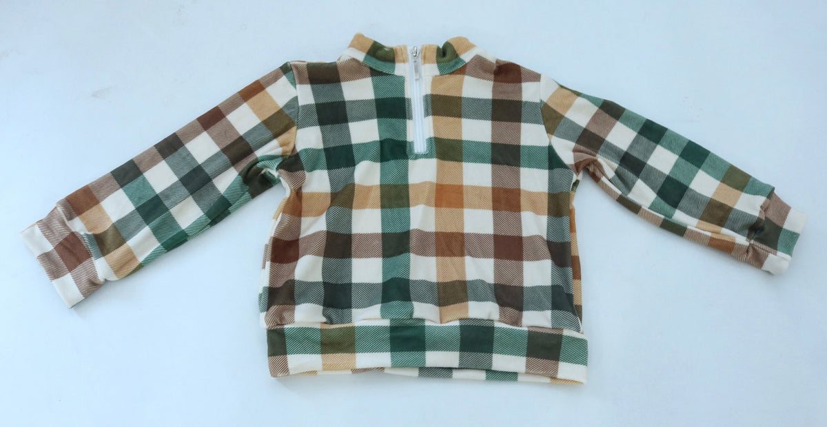 Harvest Plaid Quarterzip