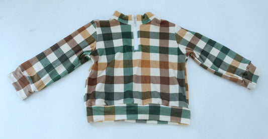 Harvest Plaid Quarterzip