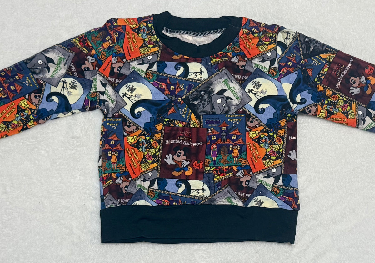 A spooky book- Bamboo French Terry Crewneck