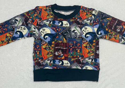 A spooky book- Bamboo French Terry Crewneck