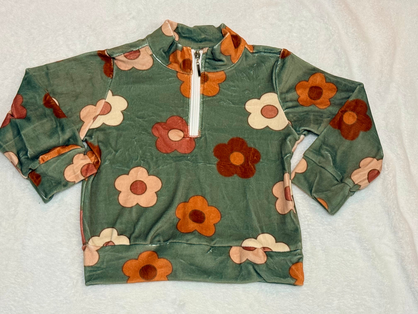 Floral Quarterzip
