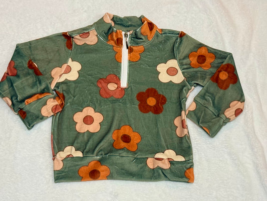 Floral Quarterzip
