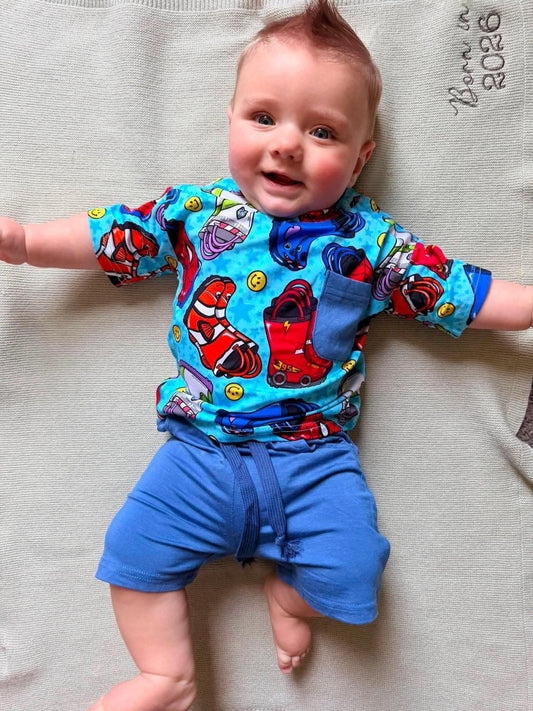 Puddle Jumpers- Little Heros - Pocket tee set