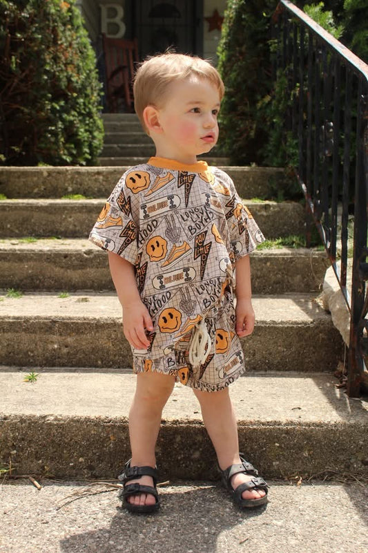 Long Live Boyhood- French Terry comfy set